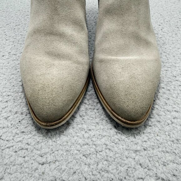 Rag & Bone Boots Womens 7 / EU 37 Shoes Grey Rover Suede Ankle Booties Chelsea - Picture 11 of 12